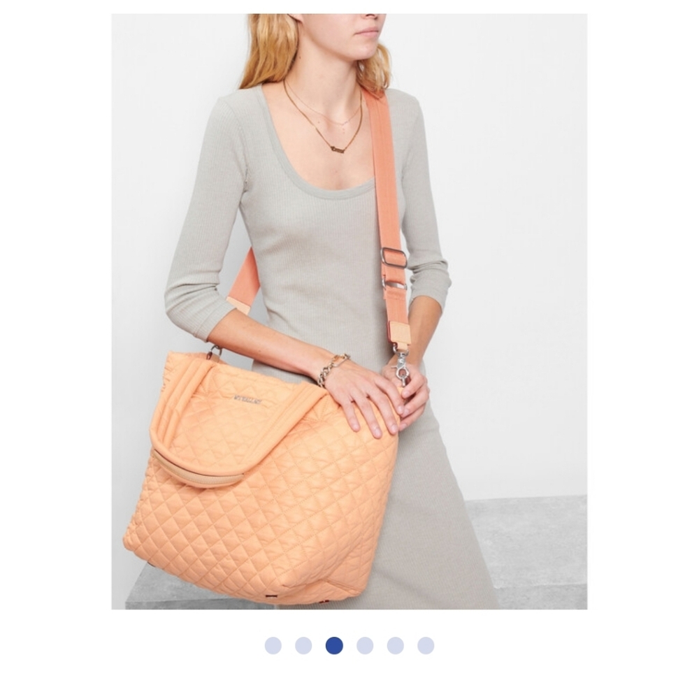 Mz Wallace Metro Deluxe Tote In Peach NWT